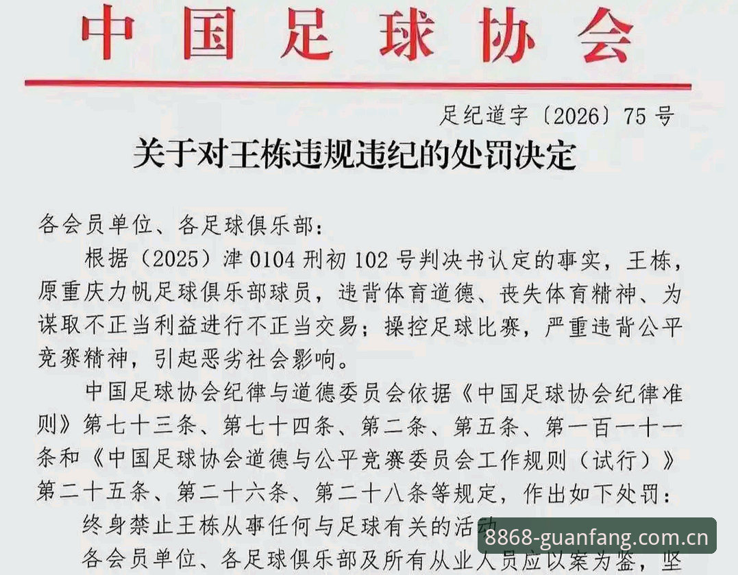 足协第三批禁足名单详解：65人受罚，17人终身禁足